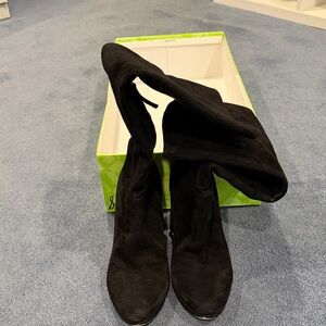 Sam Edelman Black Suede Boots